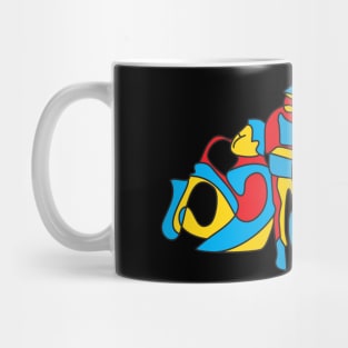 Colorful Modern Musical Design Mug